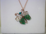 Sea glass butterfly pendant - Seahawk Jewellery & Whatnot
