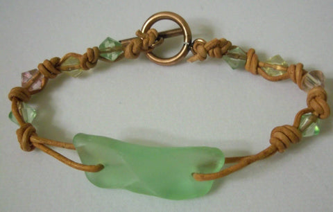 UV sea glass bracelet. - Seahawk Jewellery & Whatnot