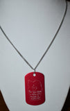 "Love between a mother and a daughter" Necklace